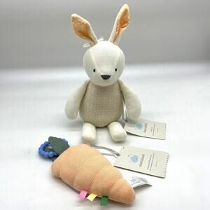 Plush Toy Bunny Stuffed Animal and Carrot Interactive Infant Toy - Cloud Island